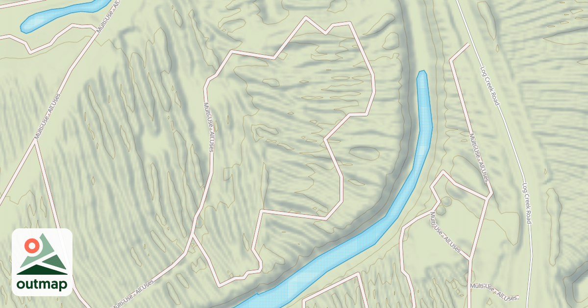 Map of Interlake State Recreation Area Trails