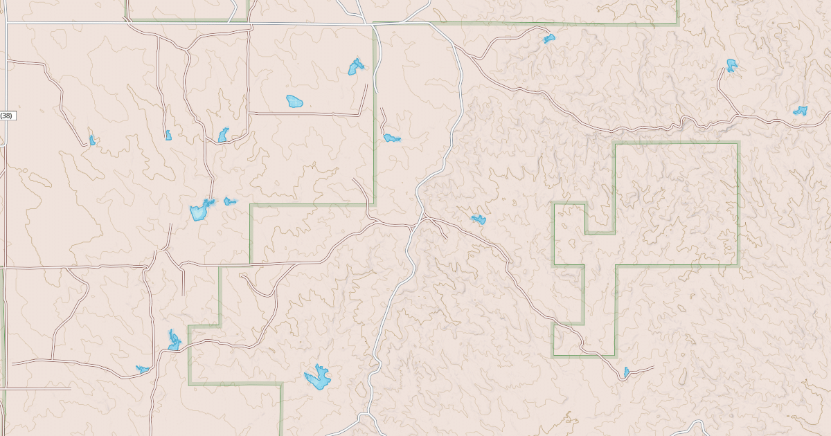 Map preview of BOBCAT/COW CREEK ROAD
