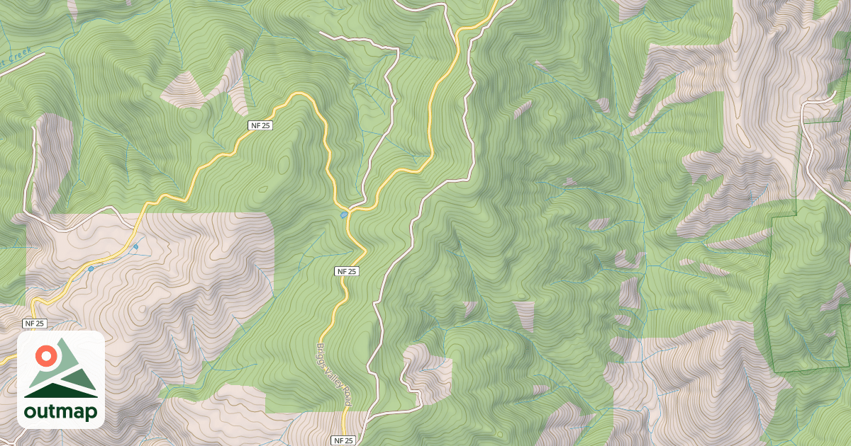 Map of FUEL BREAK