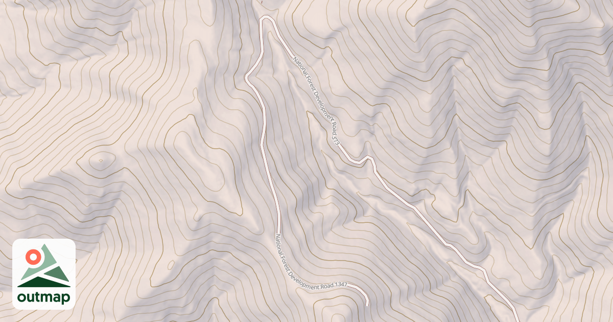 Map of DEER HITT RIDGE