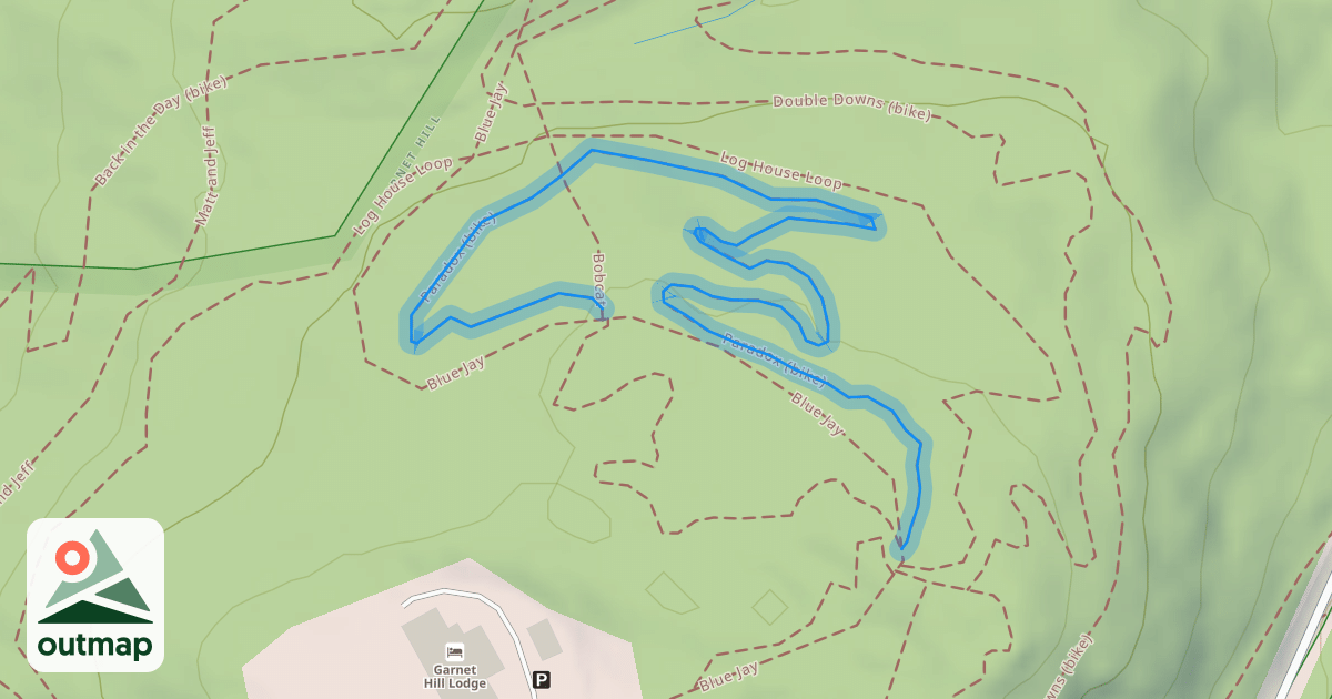 Map of Paradox (bike)