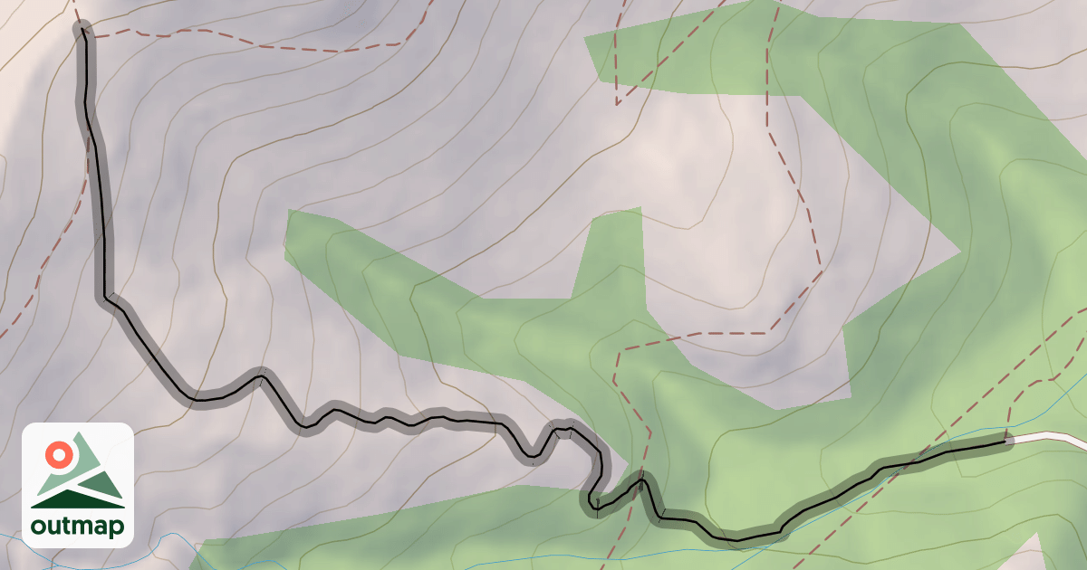 Map of Wind Caves Way Trail