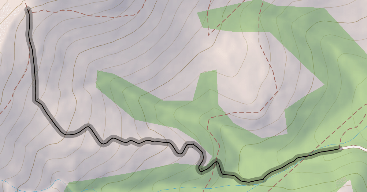 Map preview of Wind Caves Way Trail