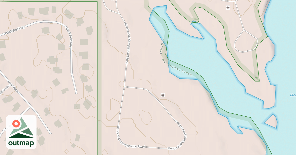 Map of MLCG EAST A ROAD