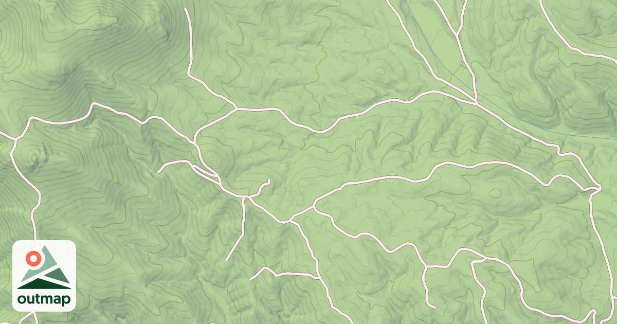 Map of PARADISE SPUR A
