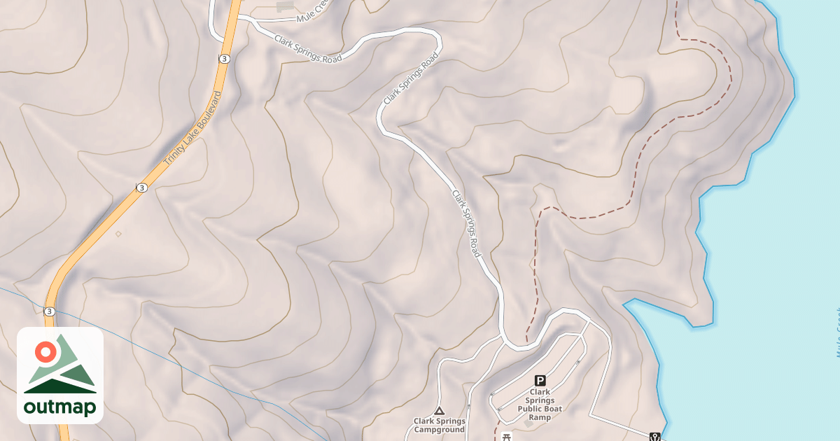 Map of CLARK SPG CG LOOP
