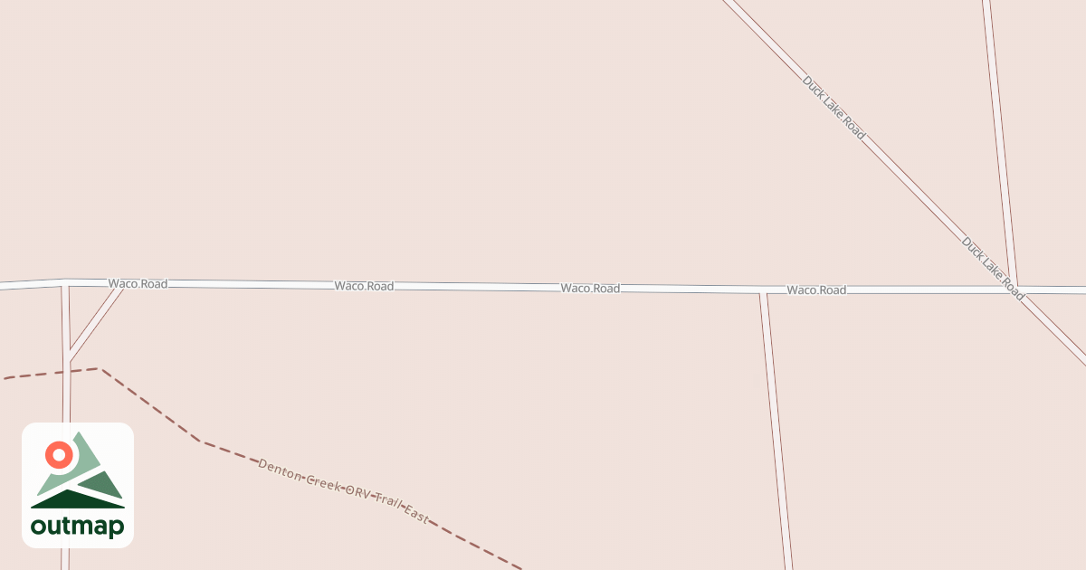 Map of Denton Creek Route