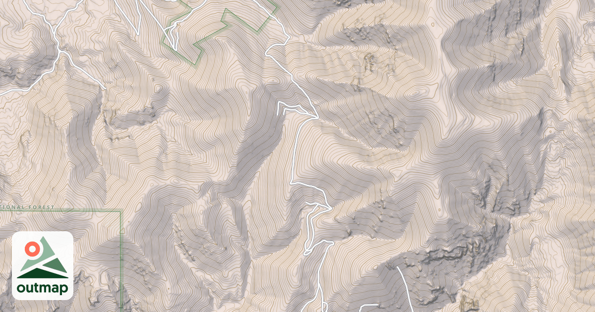 Map of LONG CANYON