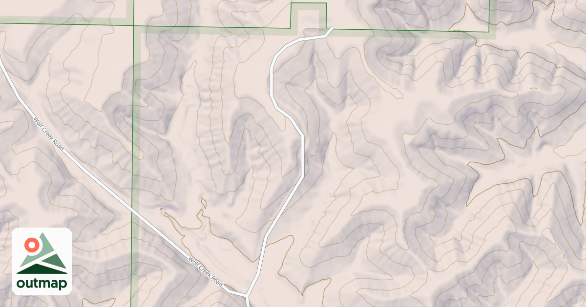 Map of HONEY SCHOOL LOOKOUT SPUR