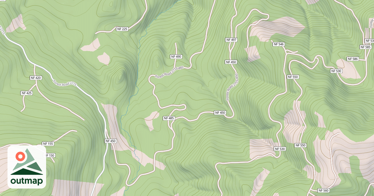 Map of CALFHEAD T.S.