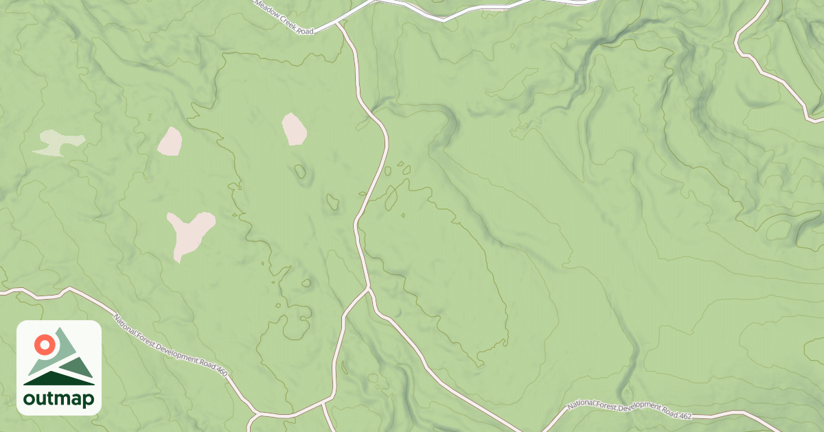 Map of MUDDY MEADOW