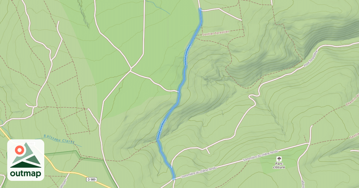 Map of Route forestière