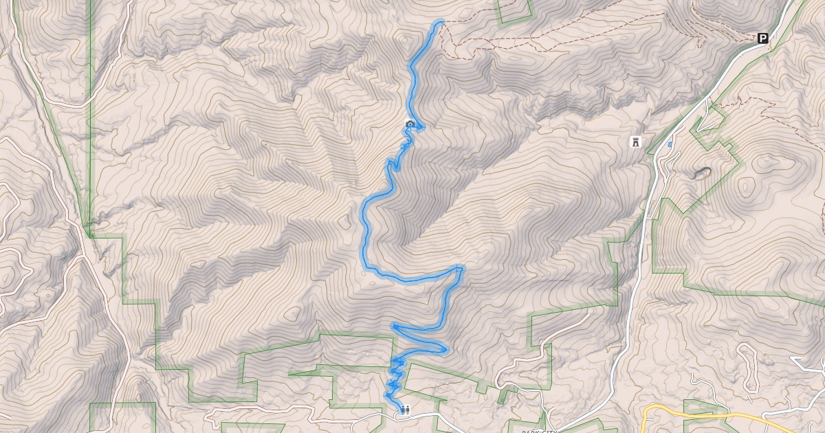Map preview of Mt Helena Ridge Trail