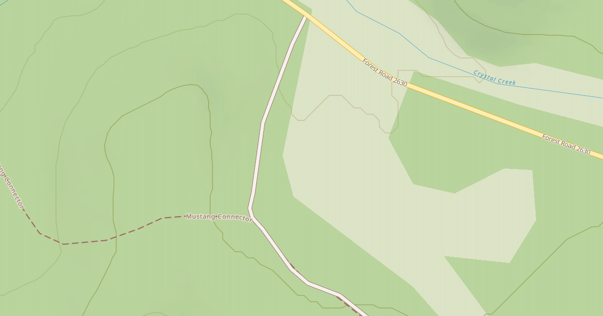 Map preview of USFS National Forest System Roads {051478AB-CDF3-4B5C-B112-50B2E8FD71D6}