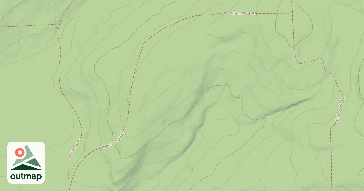 Map of Horse Trail 55