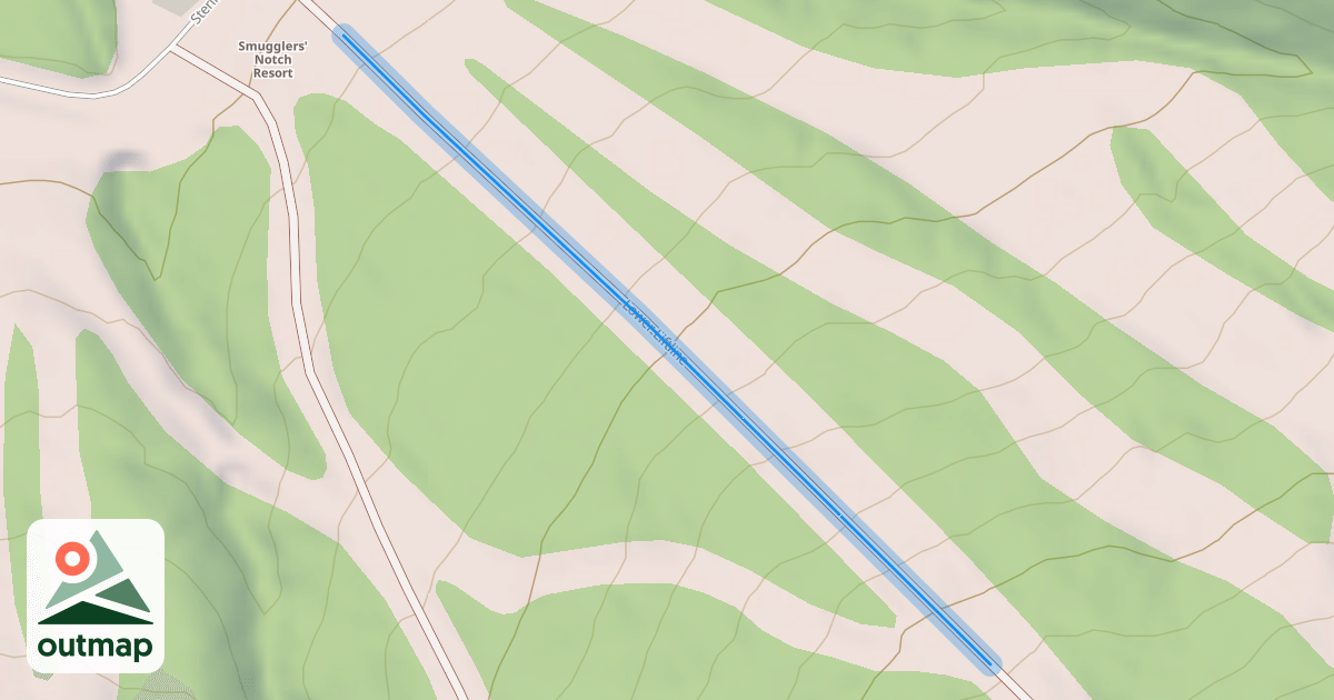 Map of Lower Liftline