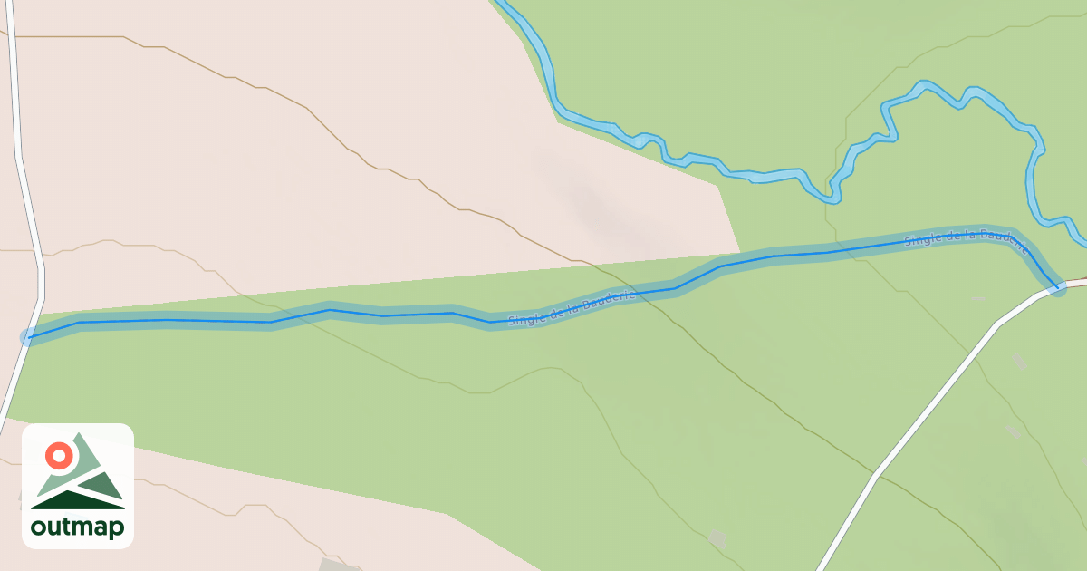 Map of Single de la Bauderie