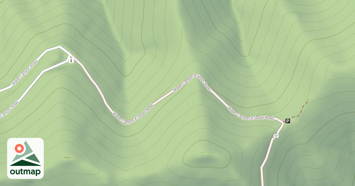 Map of WATER CANYON A S