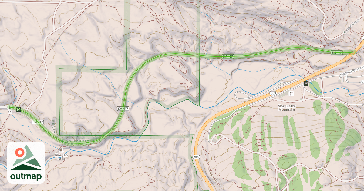 Map of Western Grade