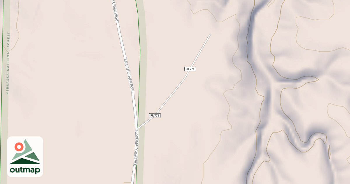 Map of USFS National Forest System Roads {8723DF75-8992-4EDE-8C7D-EDCBB47DCB36}