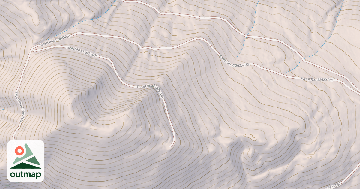 Map of USFS Motor Vehicle Use Map Roads {B2751AC4-4D5C-45A8-8E69-12C260357CB4}
