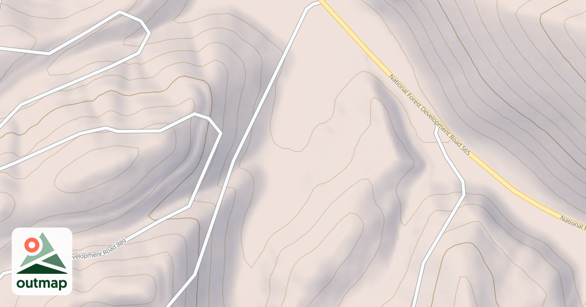 Map of MILL CANYON