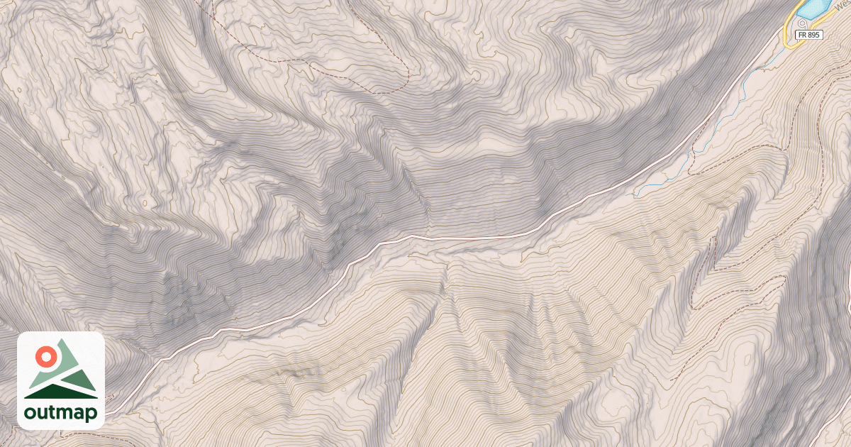 Map of DORIS CREEK