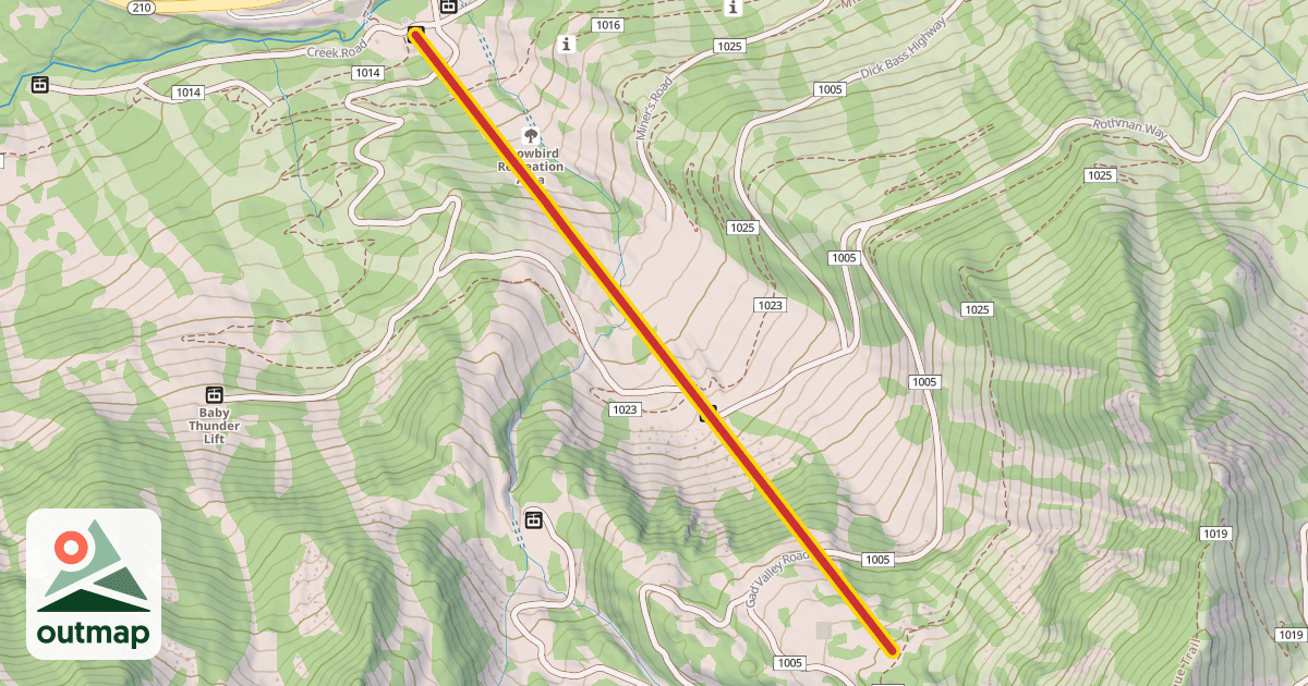 Map of Mid-Gad Lift