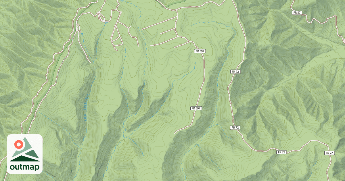 Map of RADER MTN