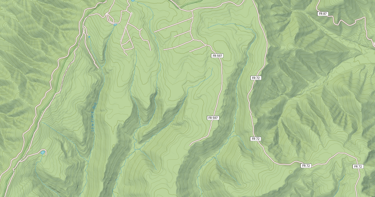 Map preview of RADER MTN