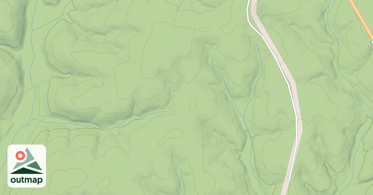 Map of POND HOLLOW SPUR A