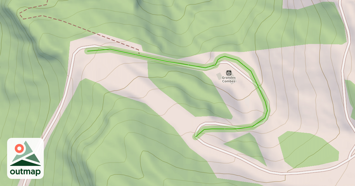 Map of Le Crôt Variante