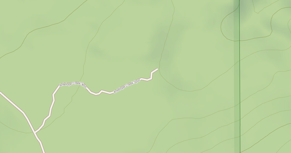 Map preview of ANTELOPE CK SPUR (OHV)