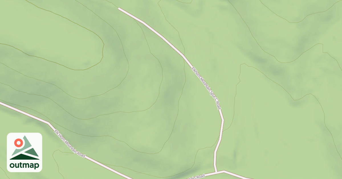 Map of ELKHORN MTN SPUR C