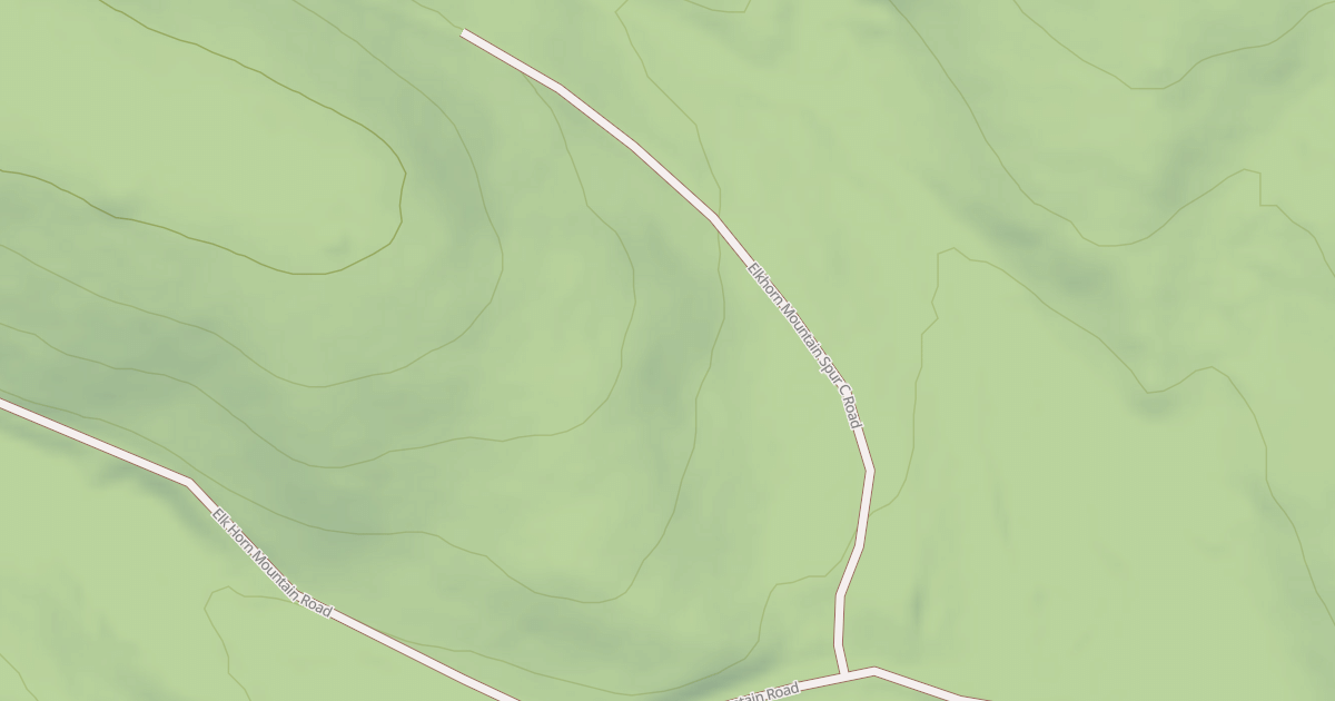 Map preview of ELKHORN MTN SPUR C