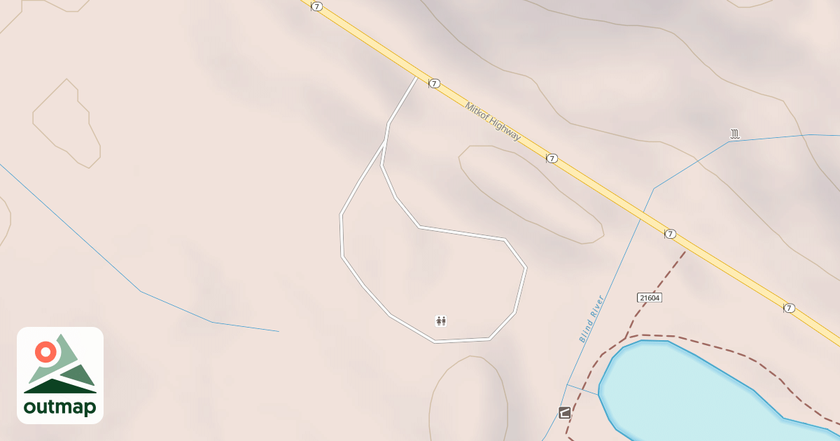 Map of MANMADE HOLE PARKING AREA