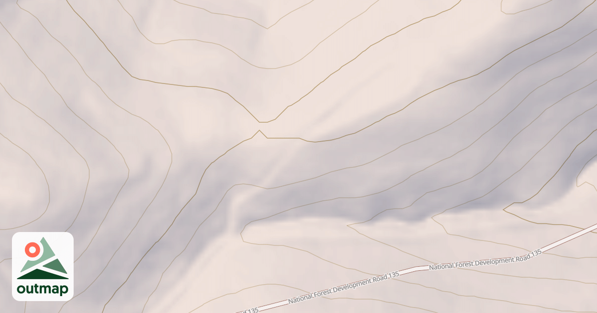 Map of USFS Motor Vehicle Use Map Trails 18144