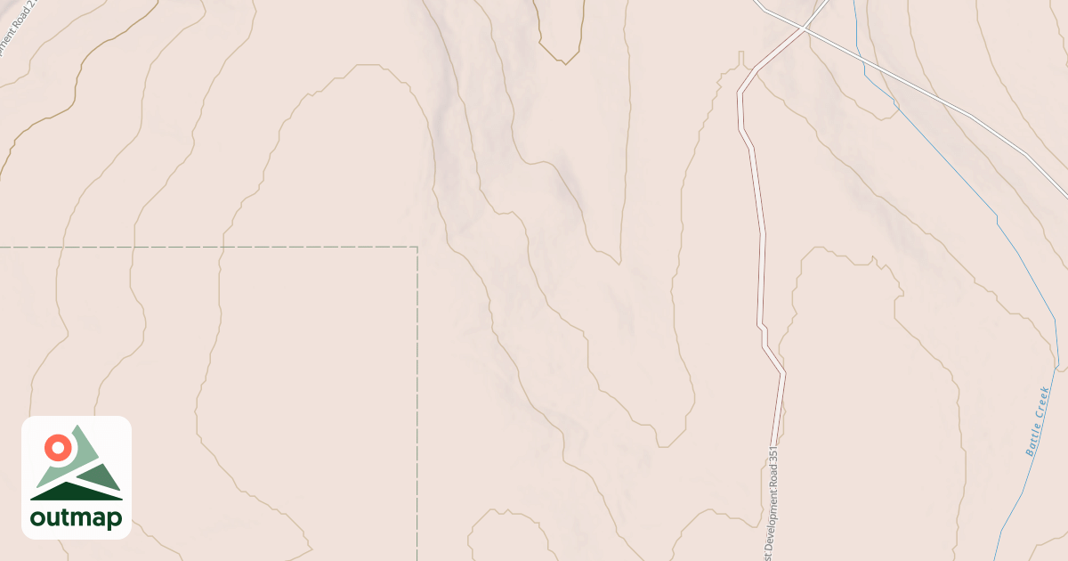 Map of USFS National Forest System Roads {8E100541-F50E-4A50-AC72-A10A8AD0E28E}