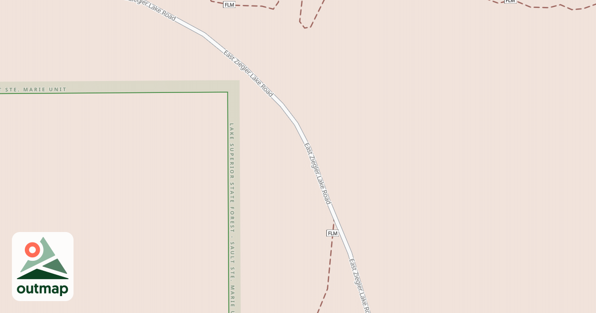 Map of Foreman Lake Motorcycle Trail