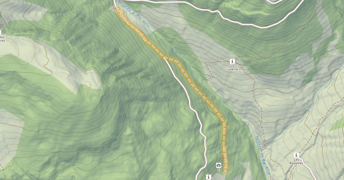 Map preview of Chemin du Grand Arc