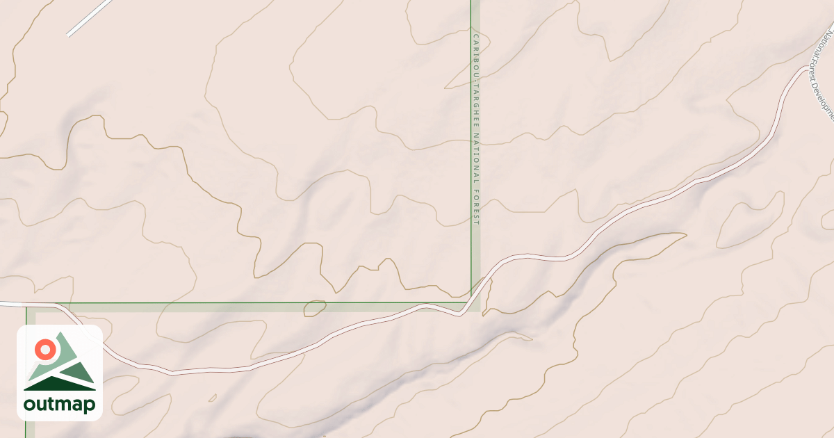 Map of DRY CREEK