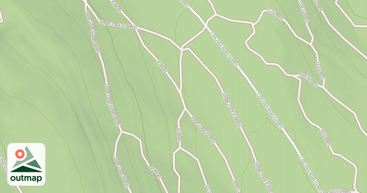Map of Rock Run ATV Trails