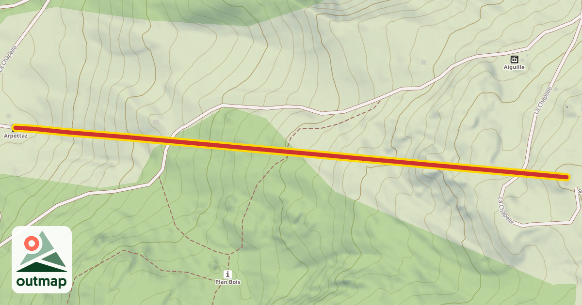 Map of Arpettaz