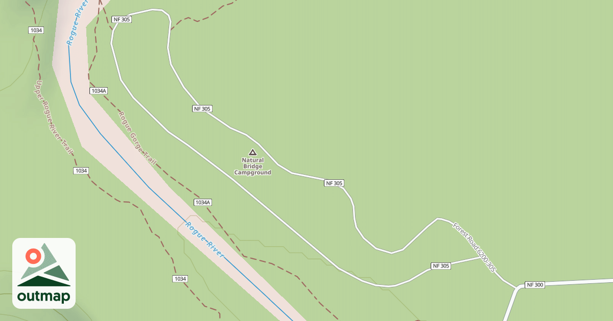 Map of Natural Bridge CG
