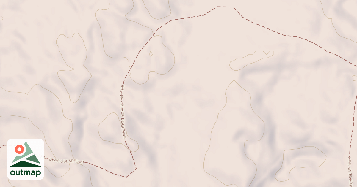 Map of Miller-Black Bear Trail