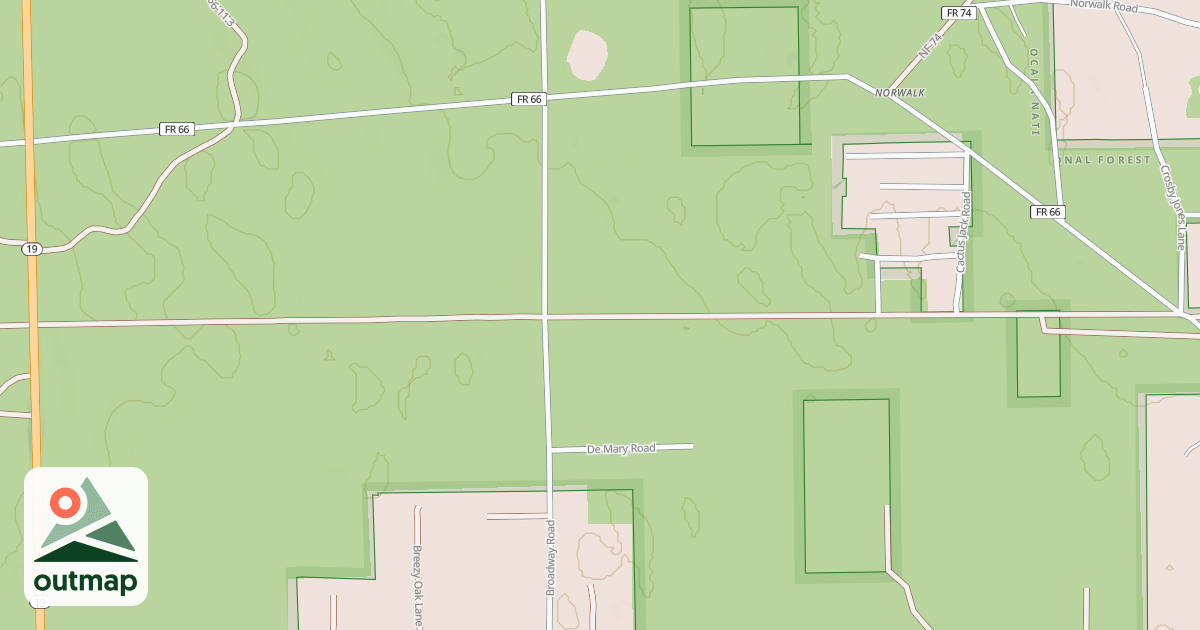 Map of USFS National Forest System Roads {11A71BD9-79F2-442C-B42F-A39F09B73282}
