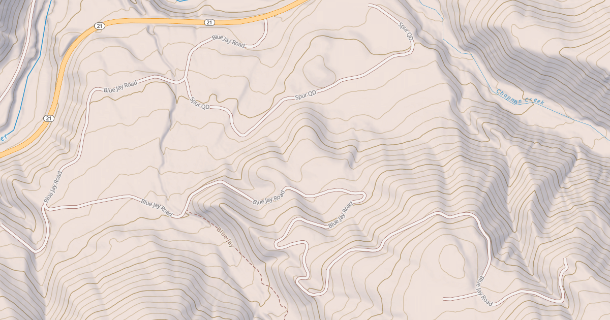 Map preview of BLUE JAY