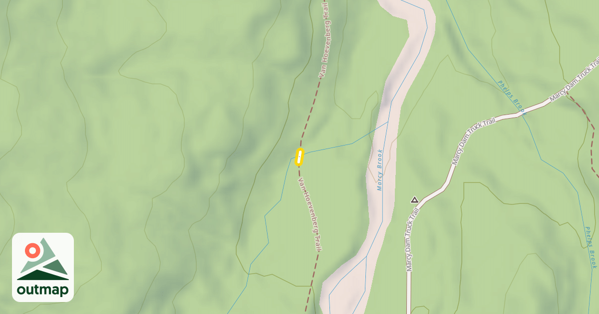 Map of Van Hoevenberg Trail