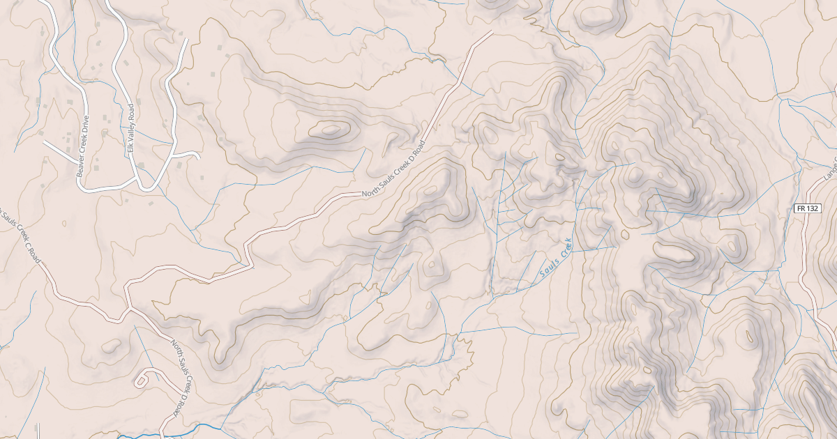 Map preview of Lange Canyon