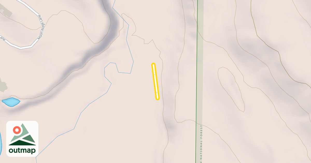 Map of Old Ditch Trail